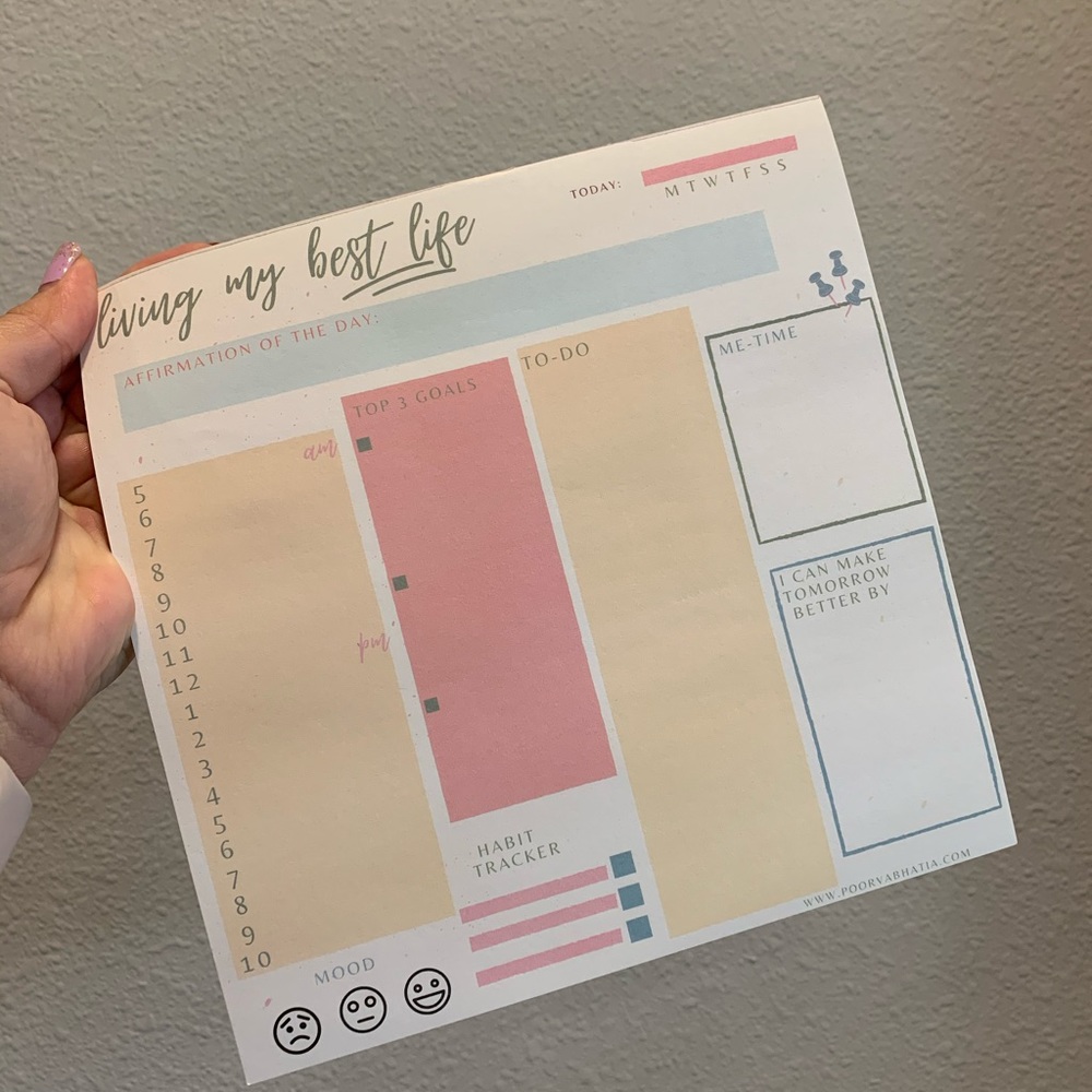 Daily planner notepad - Picture 2 of 2